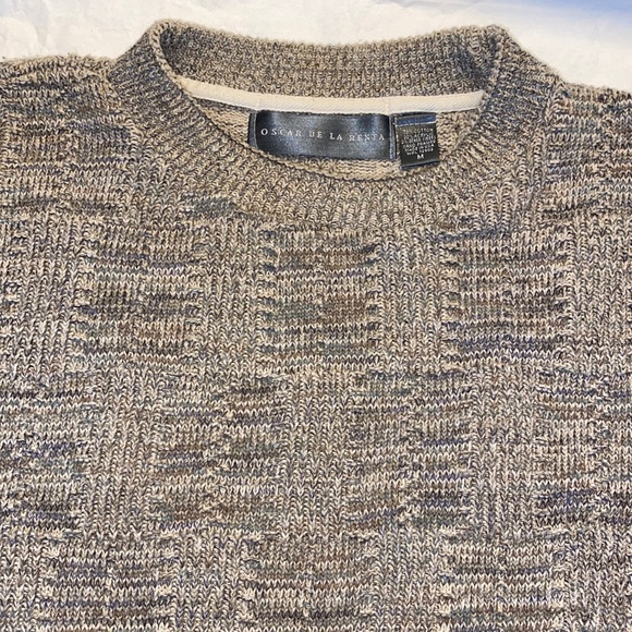 Vintage Oskar De La Renta Men's Sweater SZM made in USA Dadcore/Grampacore Cosby - Picture 1 of 9